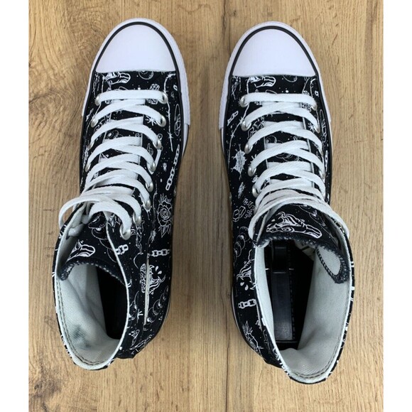 Converse All-Stars Chuck Taylor Sneakers 9.5 Special Design YOU Print 152620C - Picture 12 of 16